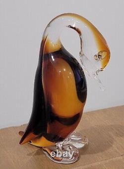 Vintage Murano Cenedese Vetri Italian Art Glass Duck Italy Figurine