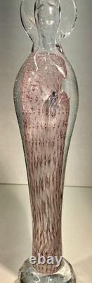 Vintage Murano Controled Bubble Blown Glass Virgin Mary Praying