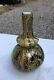 Vintage Murano Era End Of Day Oil Spot Golden Flecked 6 Art Glass Vase