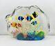 Vintage Murano Ferro and Lazzarini Art Glass Aquarium Fish Paperweight