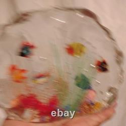 Vintage Murano Fish Aquarium Glass Art Paperweight Excellent Condition
