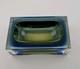 Vintage Murano Flavio Poli for Seguso Art Glass Ashtray Dish 5&times;3 Green and Blue
