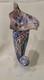 Vintage Murano Fratelli Toso Millefiori Glass Cornucopia Vase 8 3/4 Stunning