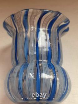 Vintage Murano Fratelli Toso Toothpick Holder With Label
