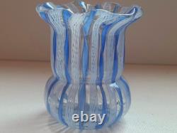 Vintage Murano Fratelli Toso Toothpick Holder With Label