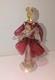 Vintage Murano Glass 10 Venetian Man Goldonian Tambourine Figure Red Gold