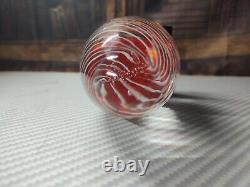 Vintage Murano Glass Abstract spiral ovoid egg-shaped cristalleria d'arte