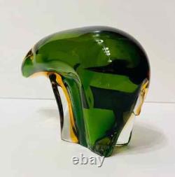 Vintage Murano Glass Aldo Bon Labeled Polar Bear Sculpture-1960s-EXTREMELY RARE Vintage Murano Glass Aldo Bon Labeled Polar Bear Sculpture-1960s-EXTREMELY RARE