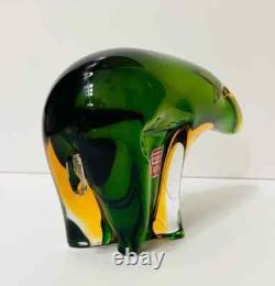 Vintage Murano Glass Aldo Bon Labeled Polar Bear Sculpture-1960s-EXTREMELY RARE Vintage Murano Glass Aldo Bon Labeled Polar Bear Sculpture-1960s-EXTREMELY RARE
