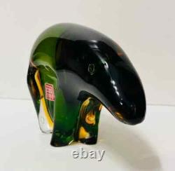Vintage Murano Glass Aldo Bon Labeled Polar Bear Sculpture-1960s-EXTREMELY RARE Vintage Murano Glass Aldo Bon Labeled Polar Bear Sculpture-1960s-EXTREMELY RARE