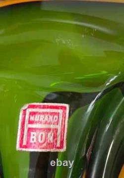 Vintage Murano Glass Aldo Bon Labeled Polar Bear Sculpture-1960s-EXTREMELY RARE Vintage Murano Glass Aldo Bon Labeled Polar Bear Sculpture-1960s-EXTREMELY RARE