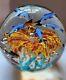 Vintage Murano Glass Aquarium Ball with Dolphin and Anemone Fish