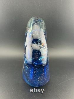 Vintage Murano Glass Aquarium LARGE Paperweight with 19 Tetras Fish MINT