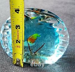 Vintage Murano Glass Art Alfredo Barbini Style Fish Tank Aquarium