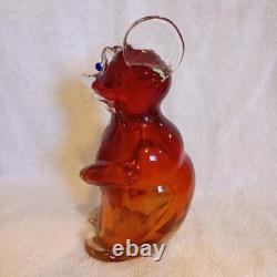 Vintage Murano Glass Artist Archimede Seguso Mouse Decanter by Drioli 1960s