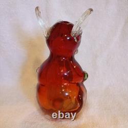 Vintage Murano Glass Artist Archimede Seguso Mouse Decanter by Drioli 1960s