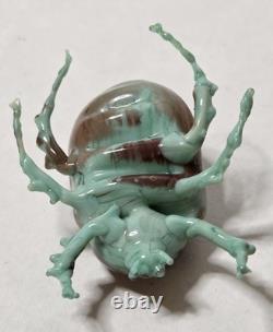 Vintage Murano Glass Beetle Figurine Hand Made Italian Art Glass Bug Sculpture