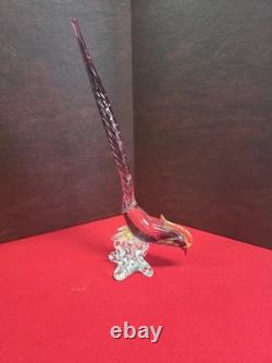 Vintage Murano Glass Bird Figurine