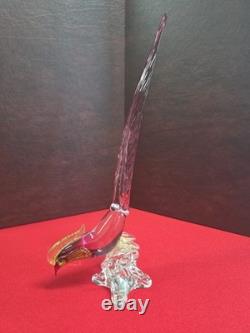 Vintage Murano Glass Bird Figurine