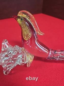 Vintage Murano Glass Bird Figurine