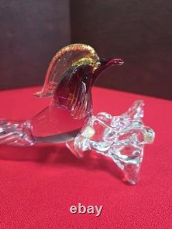 Vintage Murano Glass Bird Figurine