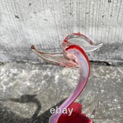 Vintage Murano Glass Bird Sculpture Italy Venetian Art Object Figurine