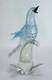 Vintage Murano Glass Blue Bird Sculpture Formia