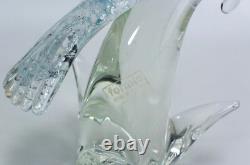 Vintage Murano Glass Blue Bird Sculpture Formia