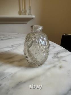 Vintage Murano Glass Bottle from Barovier, 1940s