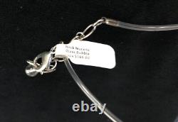 Vintage Murano Glass Bubble Necklace W Velvet Pouch Nwt $168
