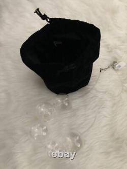 Vintage Murano Glass Bubble Necklace W Velvet Pouch Nwt $168