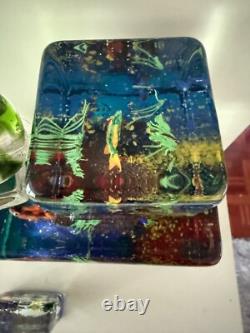 Vintage Murano Glass Candese Aquarium Block