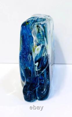 Vintage Murano Glass Cenedese 7.3 Aquarium withLight Beautiful