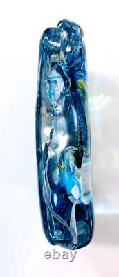Vintage Murano Glass Cenedese 7.3 Aquarium withLight Beautiful