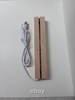 Vintage Murano Glass Cenedese 7.3 Aquarium withLight Beautiful