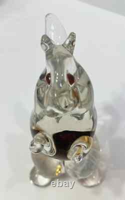 Vintage Murano Glass Cenedese Da Ros Squirrel Labeled