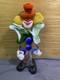 Vintage Murano Glass Clown 10 Red Hat Bottle In Hand Great Condition