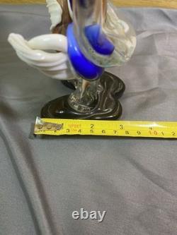 Vintage Murano Glass Clown 10 Red Hat Bottle In Hand Great Condition