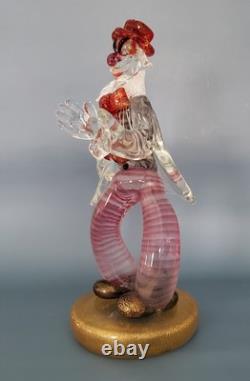 Vintage Murano Glass Clown Attributed To Cenedese