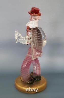 Vintage Murano Glass Clown Attributed To Cenedese