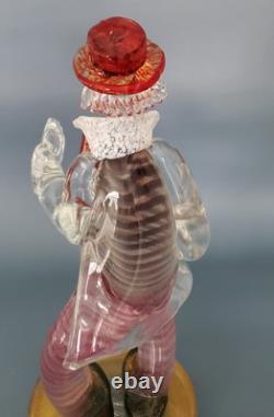 Vintage Murano Glass Clown Attributed To Cenedese