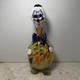 Vintage Murano Glass Clown Decanter 13 Two-Piece Multicolor Italy READ