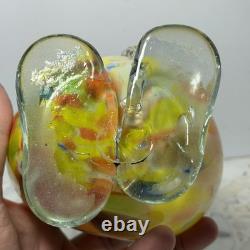 Vintage Murano Glass Clown Decanter 13 Two-Piece Multicolor Italy READ Vintage Murano Glass Clown Decanter 13 Two-Piece Multicolor Italy READ