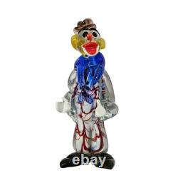 Vintage Murano Glass Clown Figurine