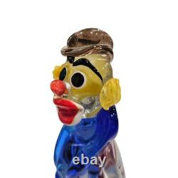 Vintage Murano Glass Clown Figurine