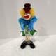 Vintage Murano Glass Clown Figurine 9-inch Italian Art