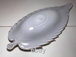 Vintage Murano Glass Copper Aventurine Leaf Shaped Dish