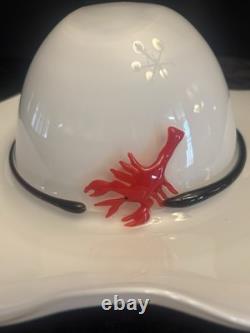Vintage Murano Glass Cowboy Hat by the artisan Badioli