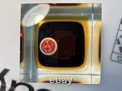 Vintage Murano Glass Cube Bowl Dish Tray Art Glass Made In Italy