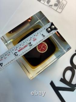 Vintage Murano Glass Cube Bowl Dish Tray Art Glass Made In Italy